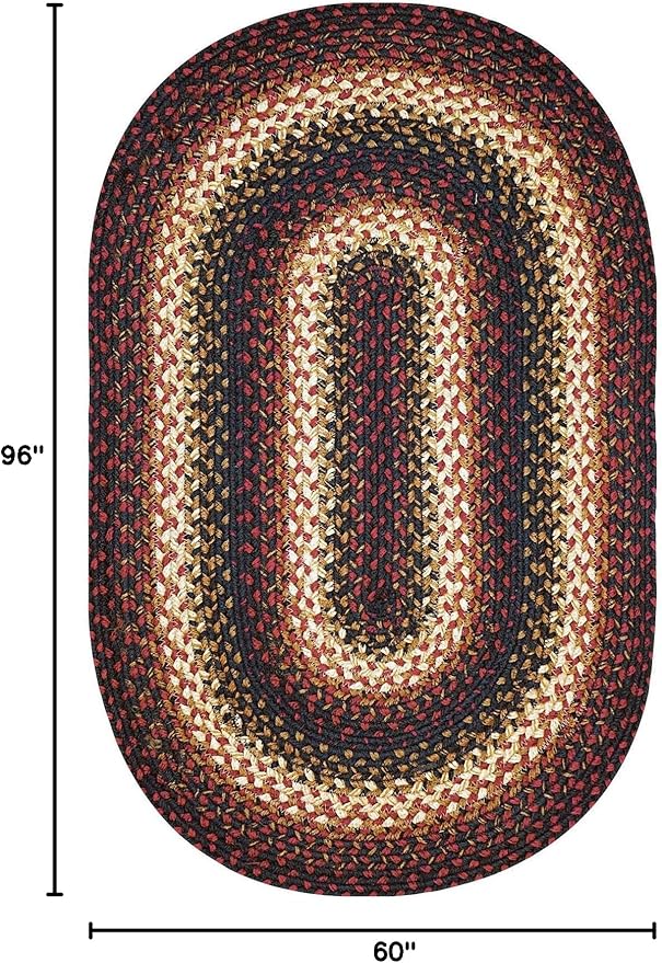 Homespice Prescott Jute Braided Oval Rugs 5x8' - Image 2