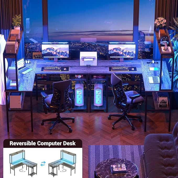 Unikito L Shaped Gaming Desk - Image 6
