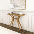 Plank+Beam Verso Console Table, 36 Inch Solid Wood Modern Sofa Table, Narrow by PlankBeam