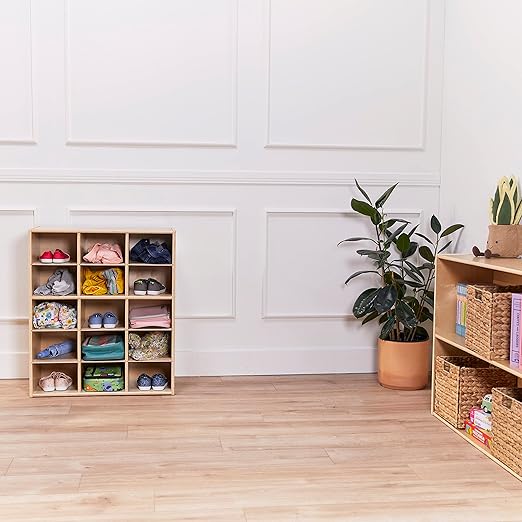 ECR4Kids Streamline 15 Cubby Tray Storage Cabinet, Classroom Furniture - Image 10