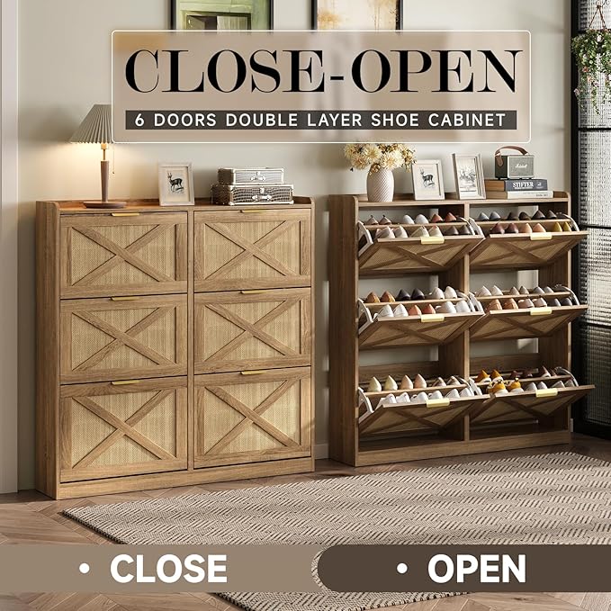 Maupvit Large Shoe Storage Cabinet - Image 5