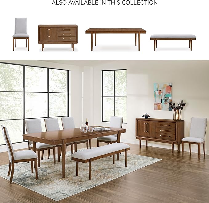 Signature Design by Ashley Lyncott Contemporary Upholstered Armless Dining Chair - Image 6