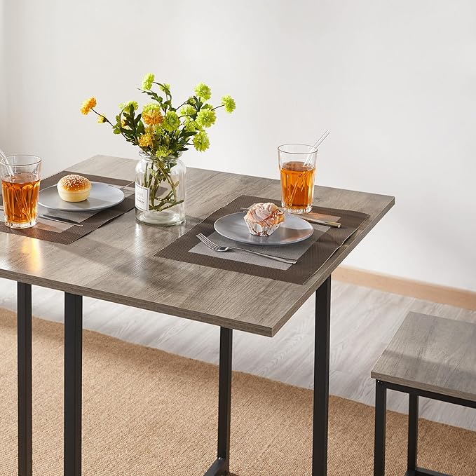 Yaheetech Dining Table Set for 4 Industrial Kitchen Table - Image 8