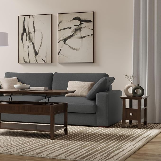 SIMPLIHOME Acadian 19-inch Wide Solid Wood End Table - Image 2