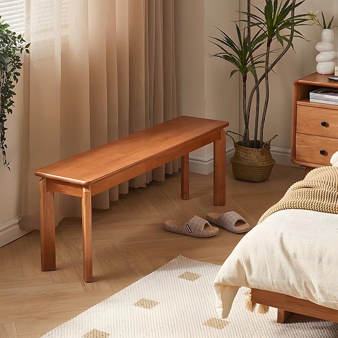 Dining Bench, Solid Wood Bench - Image 9