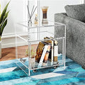 ONELUX 2088 Clear Acrylic nightstand by OneluxAcrylichome