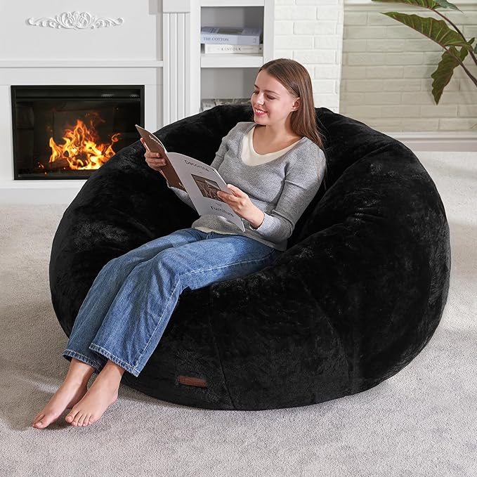 Hobestluk Bean Bag Chairs Large Bean Bag Couch - Image 3