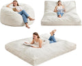 Hobestluk Bean Bag Chair Convertible Beanbag Chairs by YourHomeDeservesMore