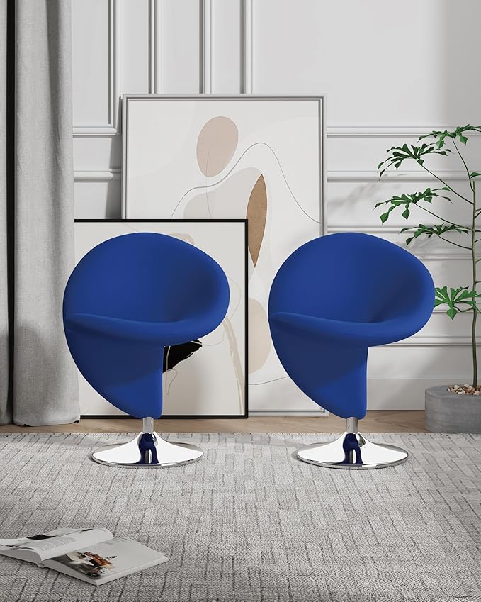 Manhattan Comfort Curl Mid Century Modern Wool Blend Upholstered Living Room - Image 2