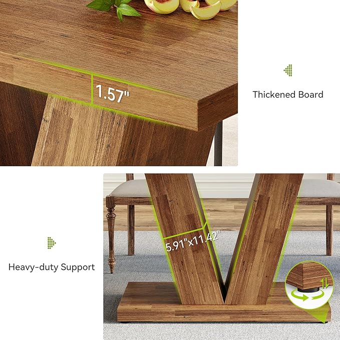 LITTLE TREE 47 Inches Dining Table - Image 6