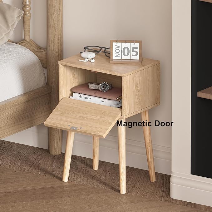 Nightstand Set of 2, Small Bed Side Table - Image 4