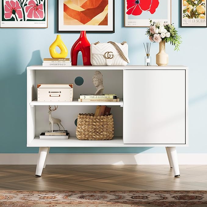 WLIVE TV Stand for 40 Inch TVs, Small Entertainment Center - Image 9