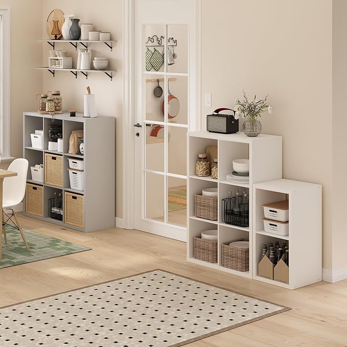 Furinno Cubicle Open Back Decorative Cube Storage Organizer - Image 2
