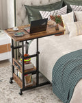 Height Adjustable End Table by Besiost