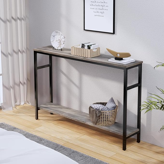 Narrow Console Table, 47 Inch Sofa Table - Image 5