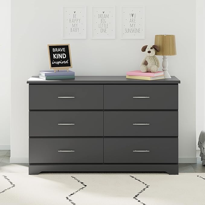 Storkcraft Brookside 6-Drawer Dresser – GREENGUARD Gold Certified, Nursery & - Image 2