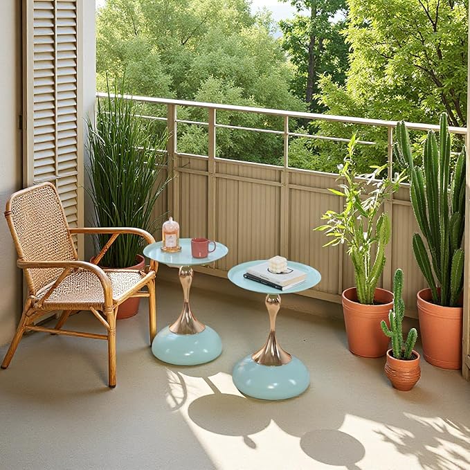 Stylish Hourglass Side Table - Image 4