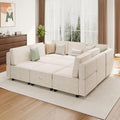 Modular Sectional 9-Seat Sofa, L Shaped Sectional Couch by GAOMON