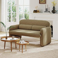 Furnimart Modern Loveseat Sofa, Comfy Upholstered Minimalist Couch, Small by FurnimartFurniture