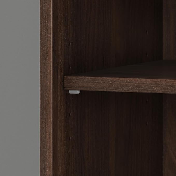 Bush Business Furniture Studio C Tall 5 Shelf Bookcase in Black Walnut - Image 6
