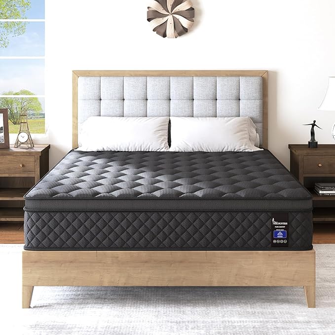 King Mattress, 10 Inch Hybrid Mattresses Medium Firm - Image 2