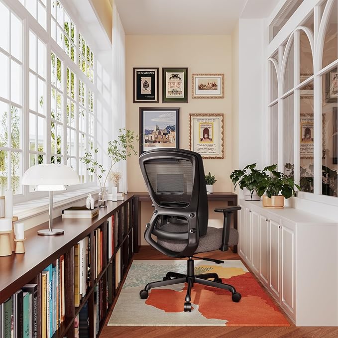 T96C Ergonomic Home Office Chair, Mesh Computer Desk Chair - Image 2