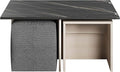 Manhattan Comfort Haley Mid Century Modern Coffee Table & Ottoman Set by ManhattanComfort