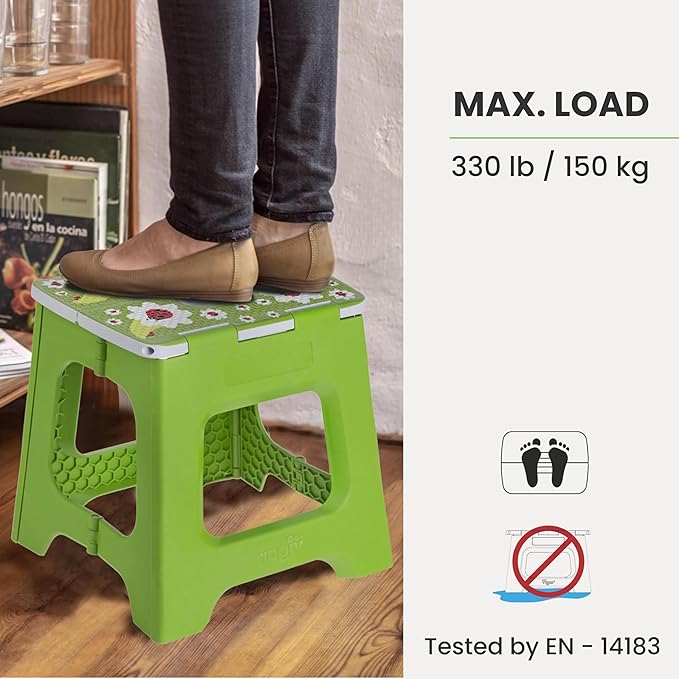 Vigar Compact Step Stool Foldable, 12-1/2-inch Step Stools - Image 5