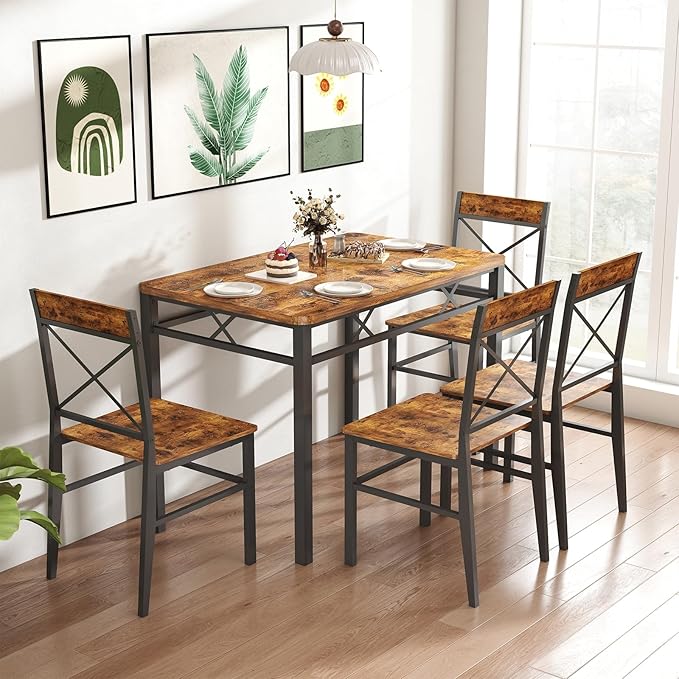 5-Piece Dining Table Set, Dining Table Set - Image 8