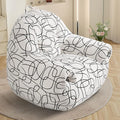 DAICO Bean Bag Chairs for Adults Bean Bag Sofa by DAICO