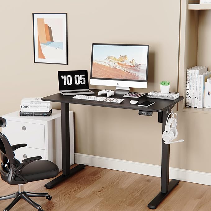 Electric Standing Desk Adjustable Height, 40x24 Inches Sit Stand up Desktop - Image 2