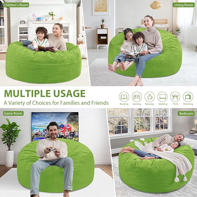 3FT Bean Bag Chair, Comfy Bean Bag Chairs - Image 5
