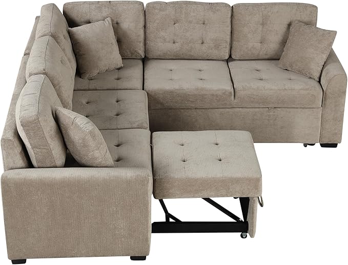 82" Convertible Sleeper Sofa - Image 9