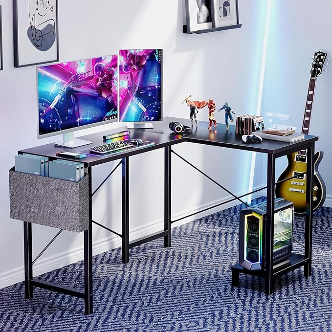 Whitmor L Shaped Gaming Desk - Image 7
