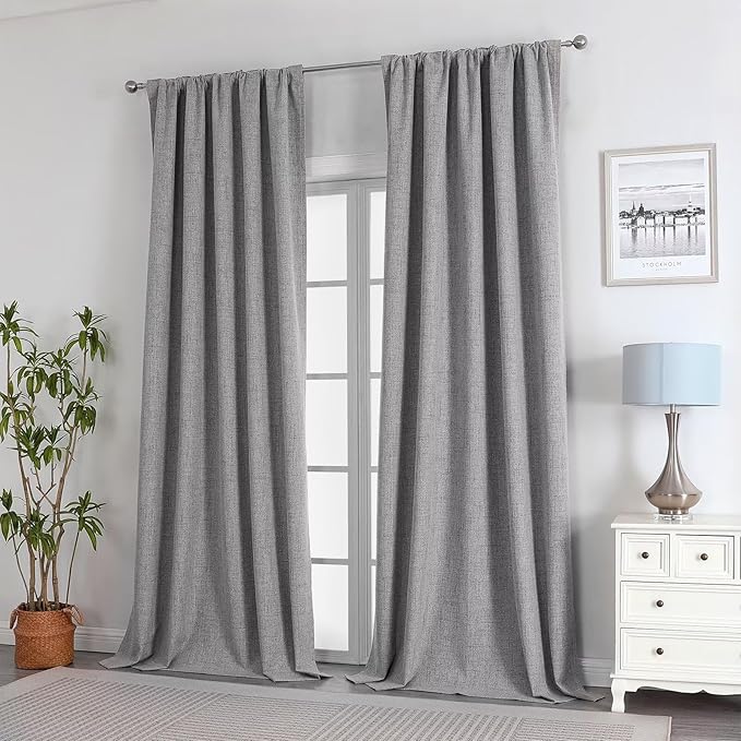 Joydeco 100% Total Blackout Curtains Custom Size - Image 7