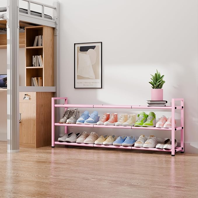 Bumusty 3-Tier Long Expandable Shoe Rack - Image 7