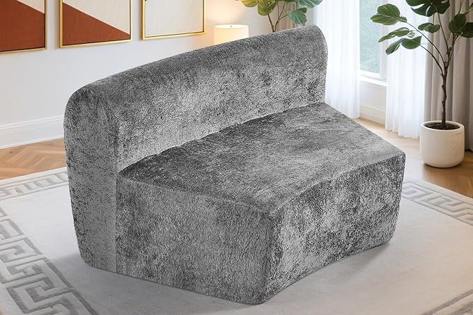 Homguava Modular Sectional Sofa, Memory Foam Couch Single Sofa Chair - Image 3