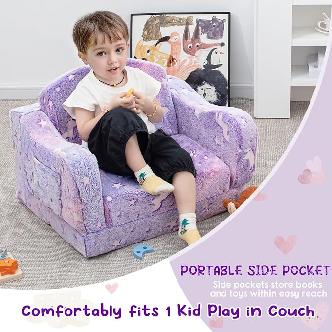 Comfy Toddler Couch and Chair for Kids - Image 6