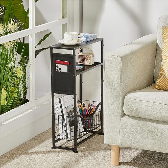 Narrow Side Table, Skinny Small End Tables - Image 3