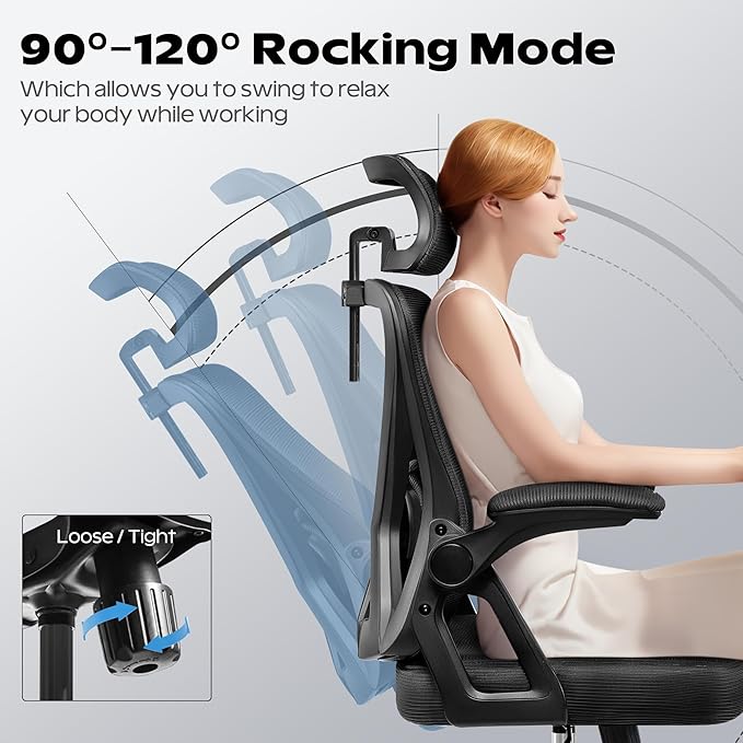 Ergonomic Office Chair, Home Office Desk Chair - Image 3
