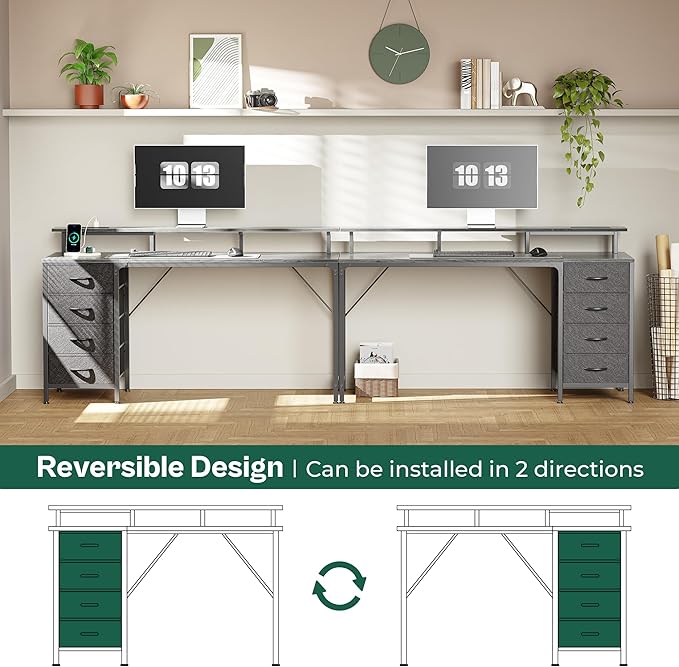 Huuger 55 Inch Computer Desk - Image 7