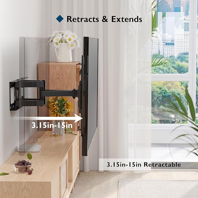 BONTEC Full Motion TV Wall Mount - Image 2