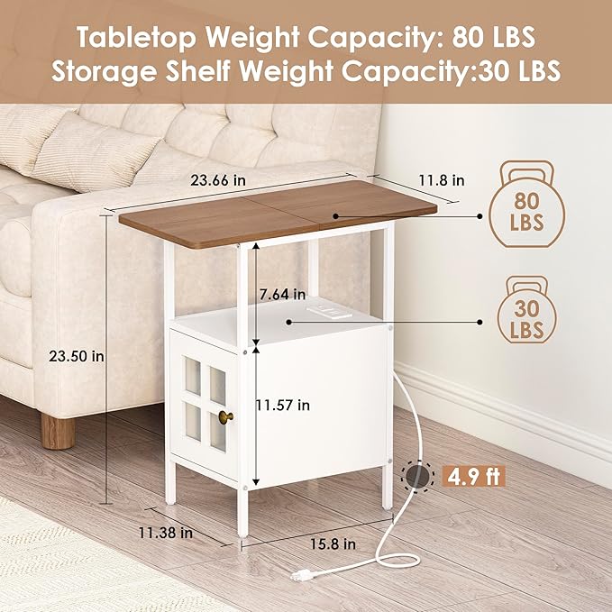 Farmhouse Narrow Side Table - Image 2