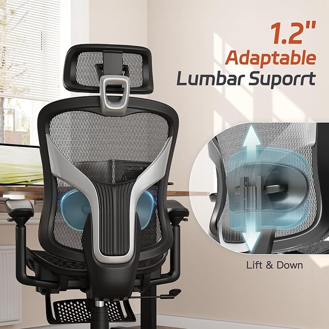 Ergonomic Office Chair, Mesh Desk Chair - Image 5