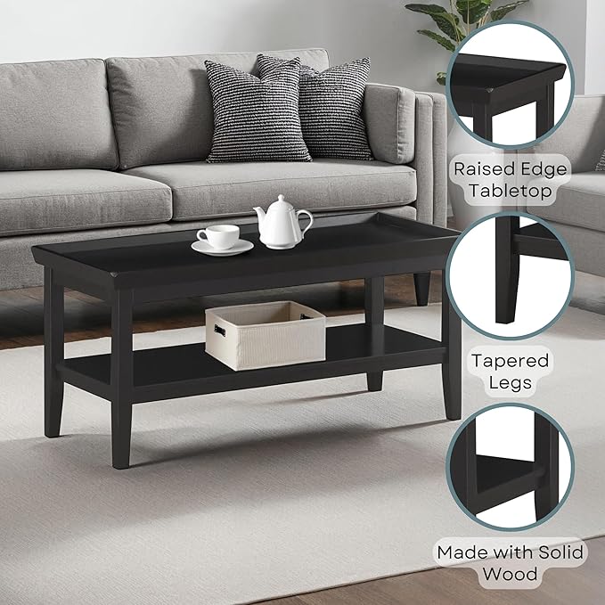 Convenience Concepts Ledgewood Coffee Table 42" - Image 6