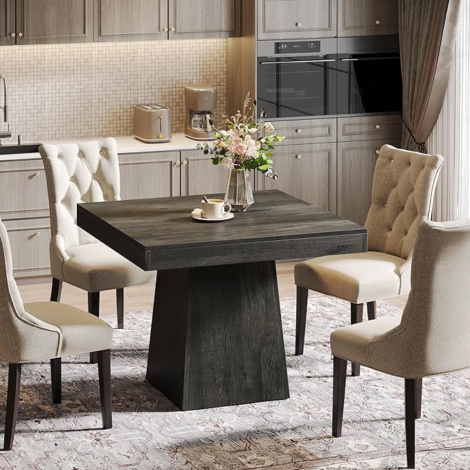 Tribesigns Square Dining Table for 4, 31.5-Inch Small Kitchen Table - Image 3