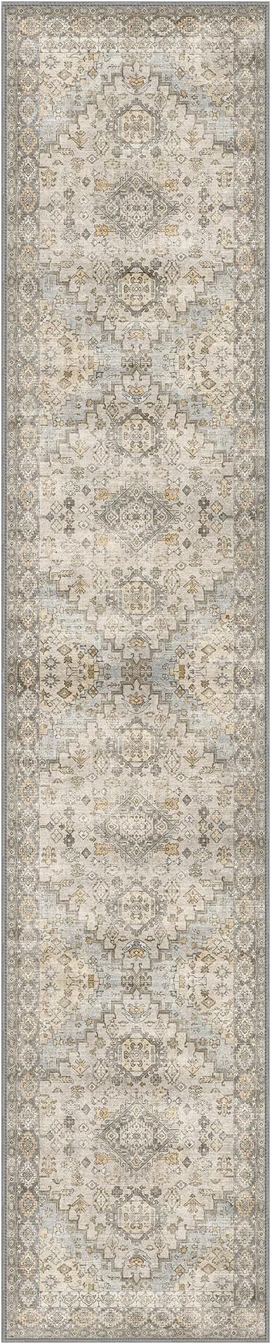 GENIMO Runner Rug 2x10 Machine Washable Non Slip Vintage Hallway Runner Rug - Image 10