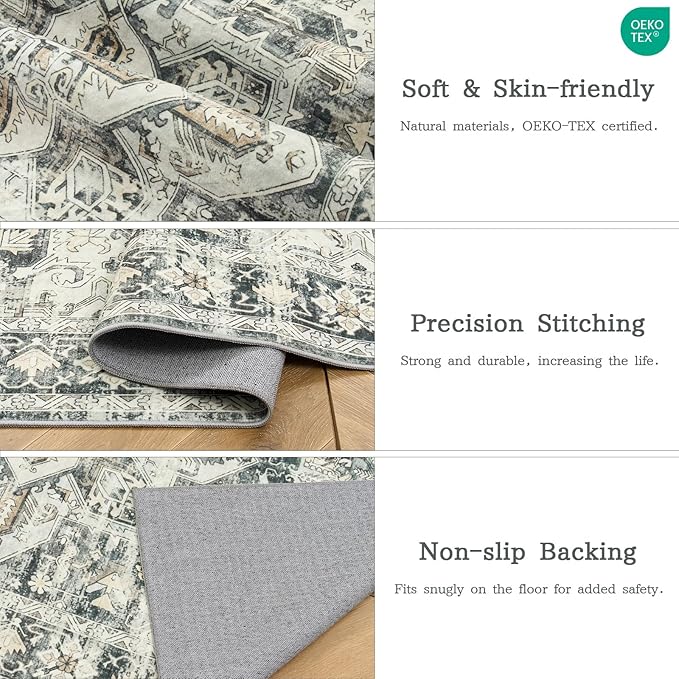zesthome 8x10 Area Rugs-Washable Rug - Image 4
