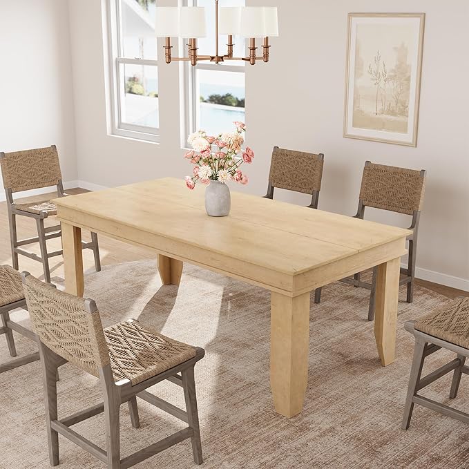 GarveeHome Farmhouse Dining Table - Image 4