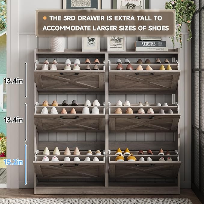 Maupvit Large Shoe Storage Cabinet - Image 3